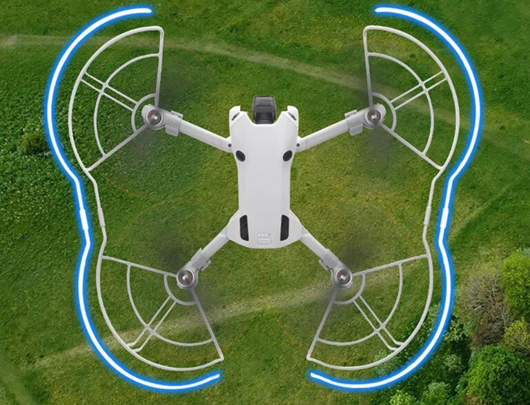 Osłony śmigieł dron DJI Mini 4 Pro komplet 4 szt skuteczne lekkie (11)