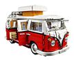 Klocki VOLKSWAGEN VW CAMPER VAN OGÓREK T1 czerwony 1334-klocki 30cm zamiennik TECHNIC (12)