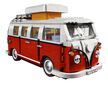 Klocki VOLKSWAGEN VW CAMPER VAN OGÓREK T1 czerwony 1334-klocki 30cm zamiennik TECHNIC (14)