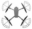 Osłony śmigieł dron DJI AIR 3 komplet 4 szt skuteczne lekkie (12)
