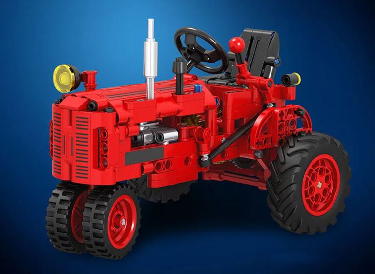 Klocki TRAKTOR CIĄGNIK ROLNICZY KLASYK URSUS 302-klockI zamiennik TECHNIC (2)