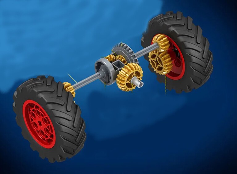 Klocki TRAKTOR CIĄGNIK ROLNICZY KLASYK URSUS 302-klockI zamiennik TECHNIC (6)