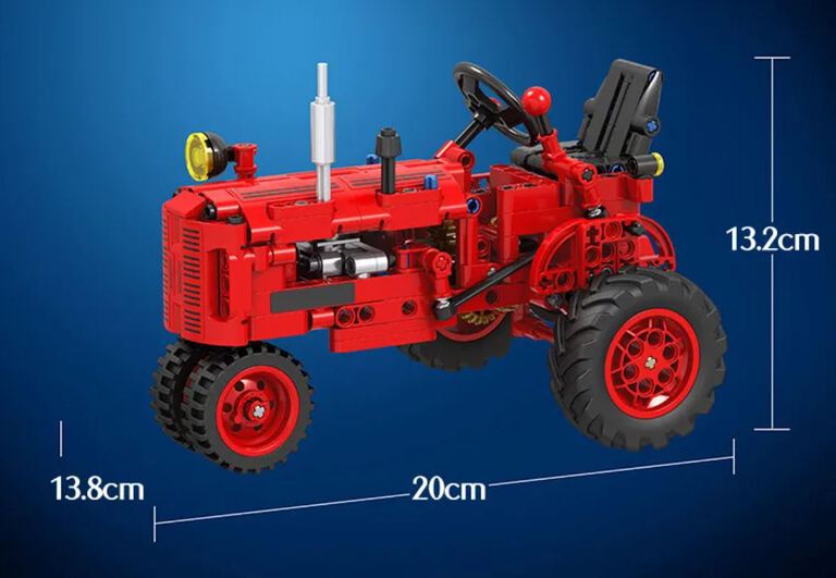 Klocki TRAKTOR CIĄGNIK ROLNICZY KLASYK URSUS 302-klockI zamiennik TECHNIC (8)