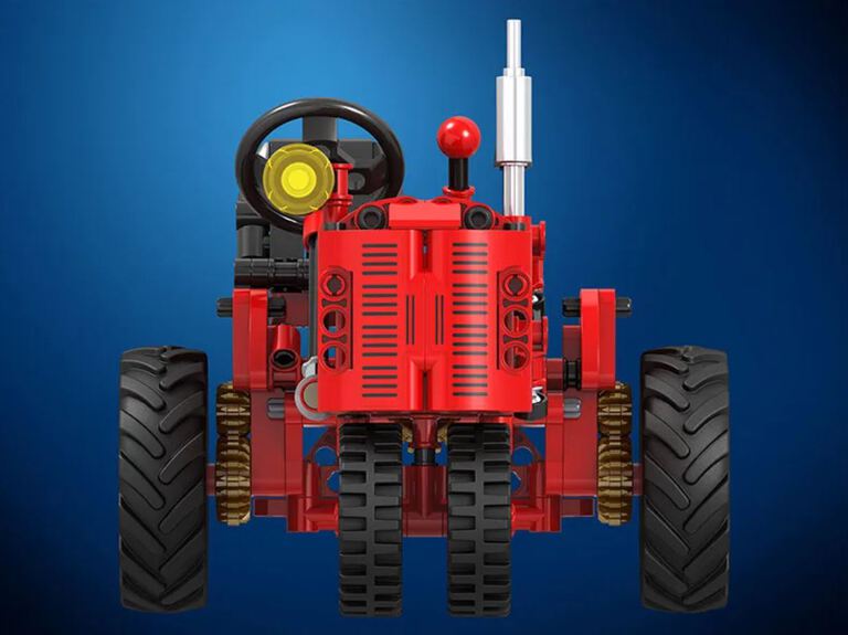 Klocki TRAKTOR CIĄGNIK ROLNICZY KLASYK URSUS 302-klockI zamiennik TECHNIC (11)