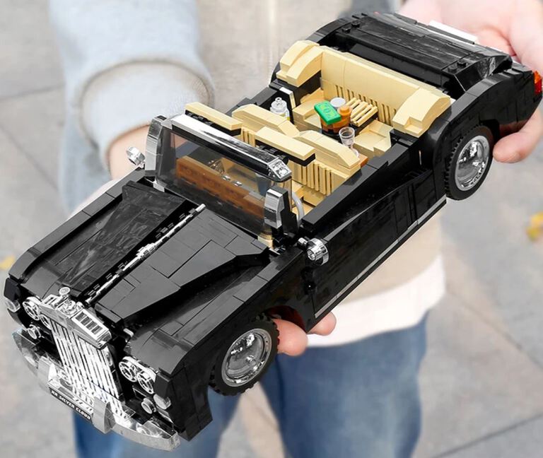 Klocki ROLLS ROYCE 1964-RR 1069-klocków czarny 32cm zamiennik TECHNIC (2)