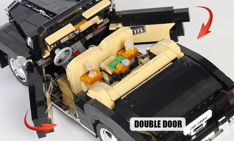 Klocki ROLLS ROYCE 1964-RR 1069-klocków czarny 32cm zamiennik TECHNIC (3)