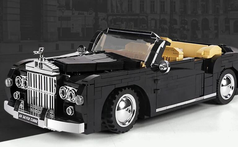 Klocki ROLLS ROYCE 1964-RR 1069-klocków czarny 32cm zamiennik TECHNIC (6)