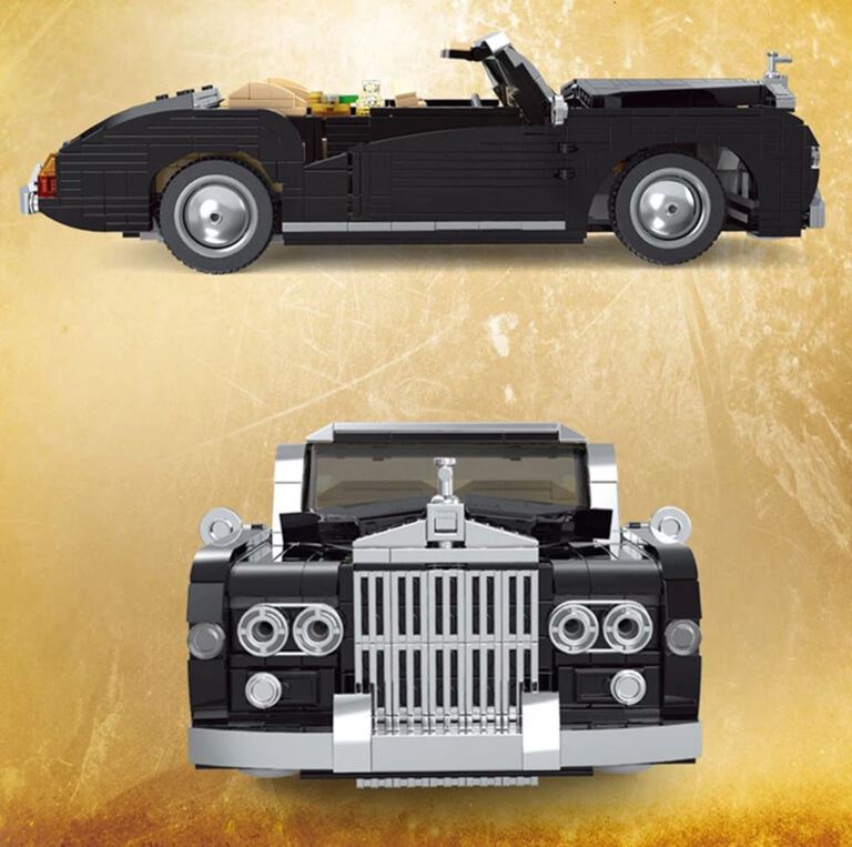 Klocki ROLLS ROYCE 1964-RR 1069-klocków czarny 32cm zamiennik TECHNIC (11)