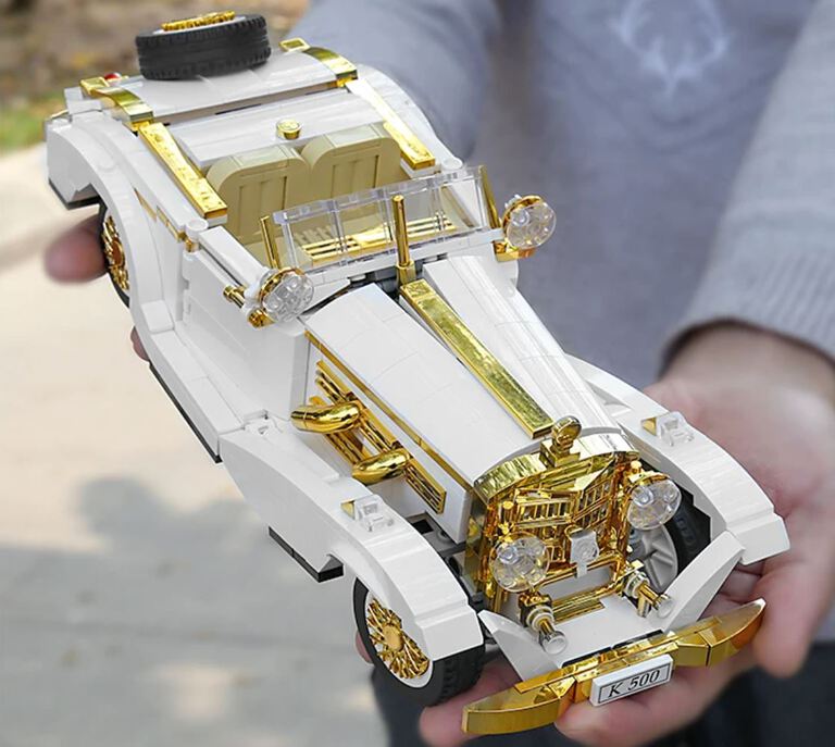Klocki ROLLS ROYCE K500 RR 868-klocków biały 31cm zamiennik TECHNIC (2)