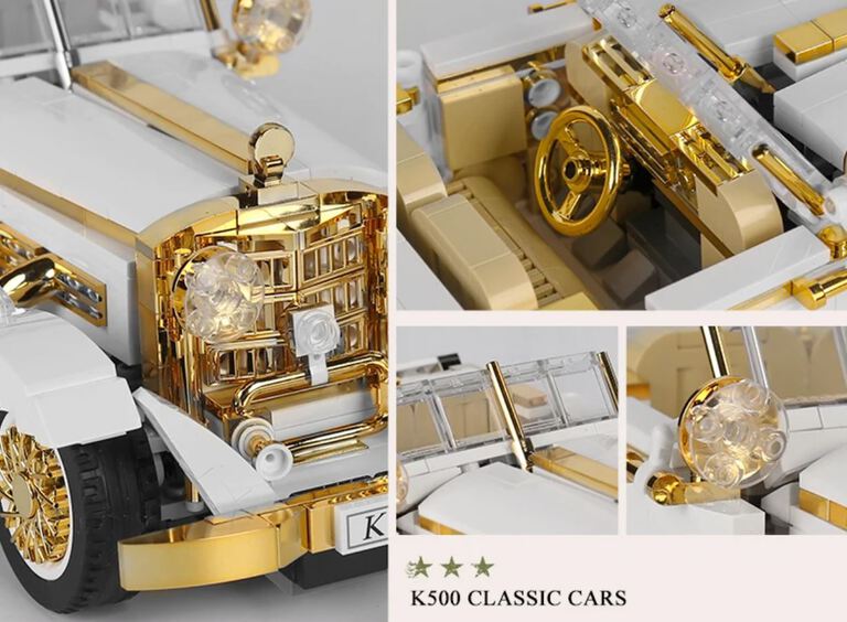 Klocki ROLLS ROYCE K500 RR 868-klocków biały 31cm zamiennik TECHNIC (6)