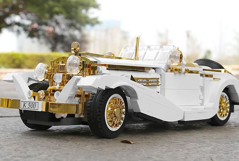 Klocki ROLLS ROYCE K500 RR 868-klocków biały 31cm zamiennik TECHNIC (7)