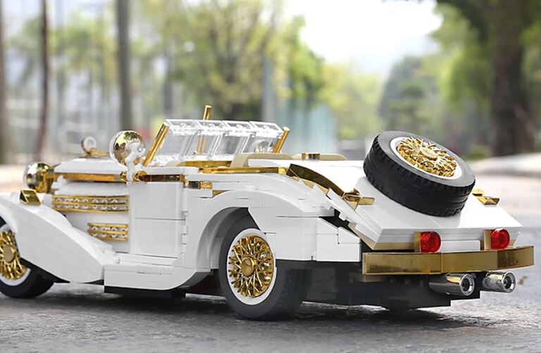 Klocki ROLLS ROYCE K500 RR 868-klocków biały 31cm zamiennik TECHNIC (9)