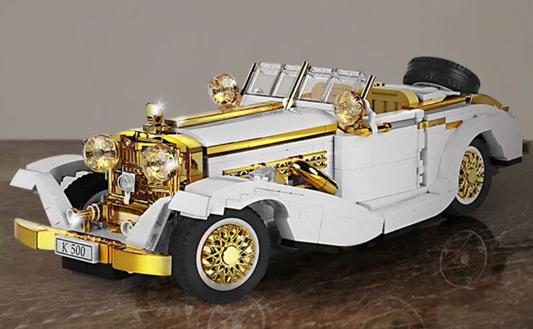 Klocki ROLLS ROYCE K500 RR 868-klocków biały 31cm zamiennik TECHNIC (10)