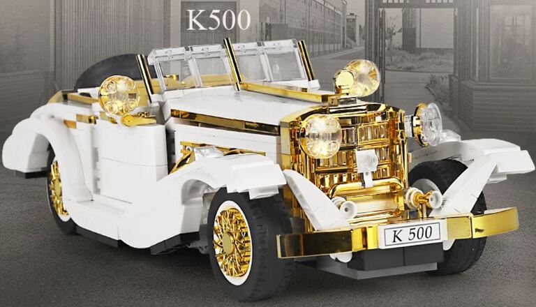 Klocki ROLLS ROYCE K500 RR 868-klocków biały 31cm zamiennik TECHNIC (11)