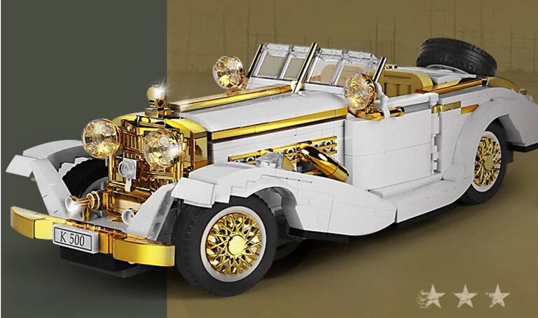 Klocki ROLLS ROYCE K500 RR 868-klocków biały 31cm zamiennik TECHNIC (12)