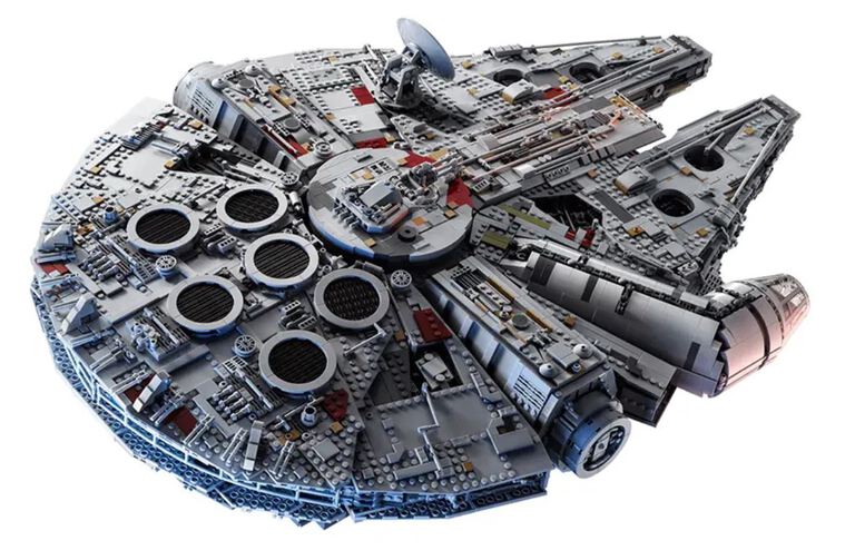 Klocki Sokół Millennium Gwiezdne Wojny Han Solo 7541-klocków 83cm zamiennik TECHNIC (2)