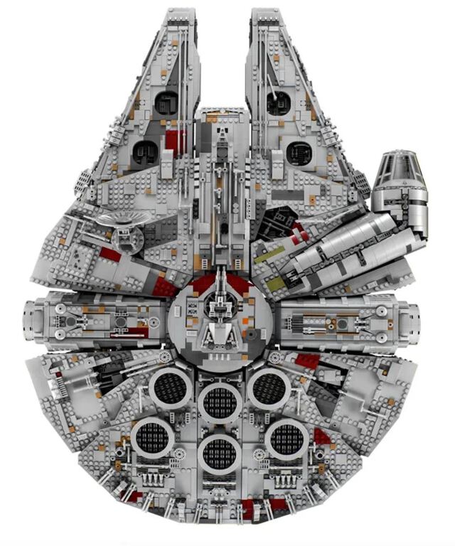 Klocki Sokół Millennium Gwiezdne Wojny Han Solo 7541-klocków 83cm zamiennik TECHNIC (3)
