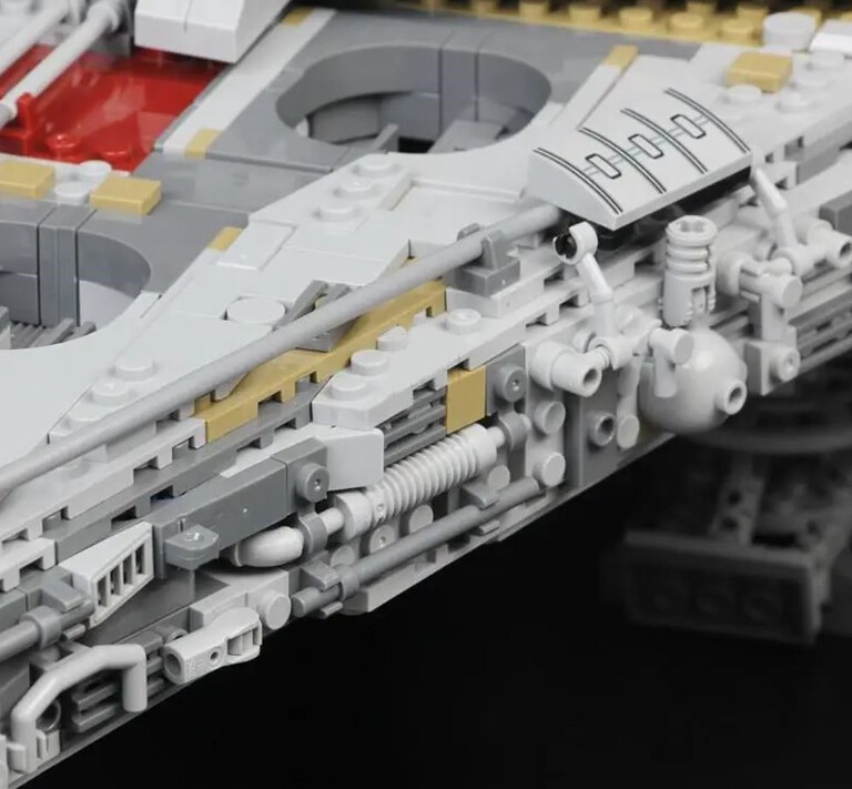 Klocki Sokół Millennium Gwiezdne Wojny Han Solo 7541-klocków 83cm zamiennik TECHNIC (5)