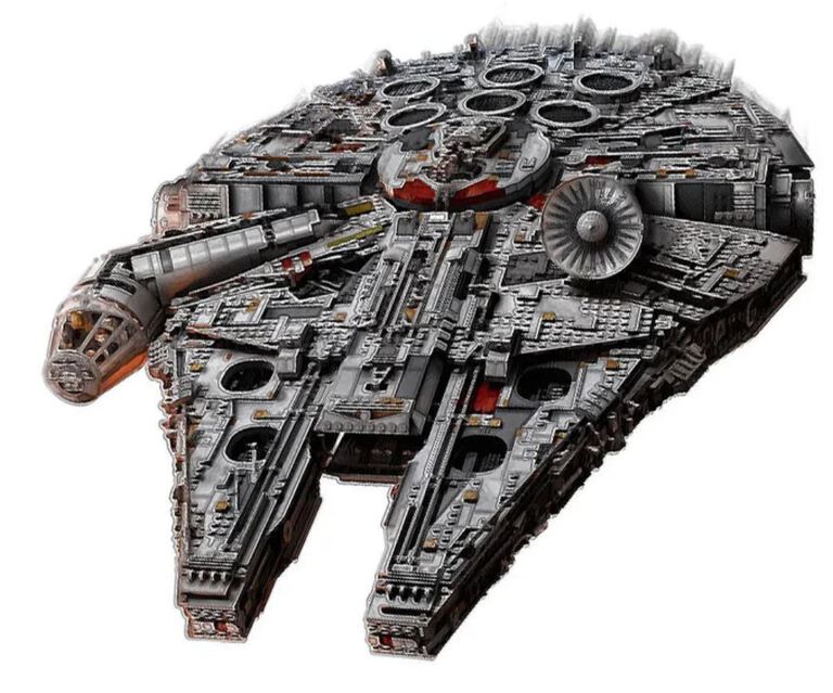 Klocki Sokół Millennium Gwiezdne Wojny Han Solo 7541-klocków 83cm zamiennik TECHNIC (7)