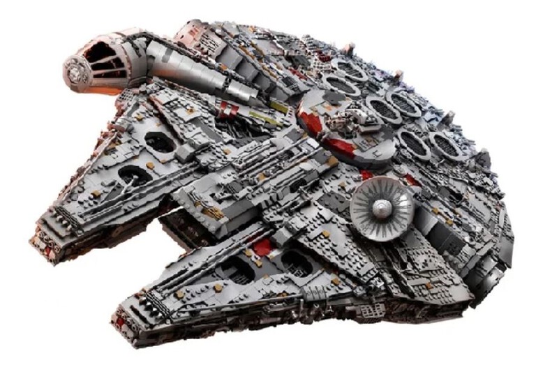 Klocki Sokół Millennium Gwiezdne Wojny Han Solo 7541-klocków 83cm zamiennik TECHNIC (10)