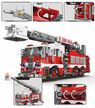 Klocki STRAŻ POŻARNA WÓZ STRAŻACKI 711-klocków 30cm figurka zamiennik TECHNIC (5)
