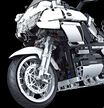 Klocki motocykl GOLD WING 1562-klocki 43cm zamiennik Technic duży zestaw (7)