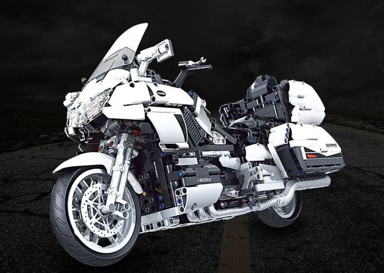 Klocki motocykl GOLD WING 1562-klocki 43cm zamiennik Technic duży zestaw (4)