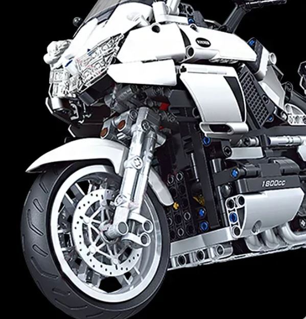 Klocki motocykl GOLD WING 1562-klocki 43cm zamiennik Technic duży zestaw (7)