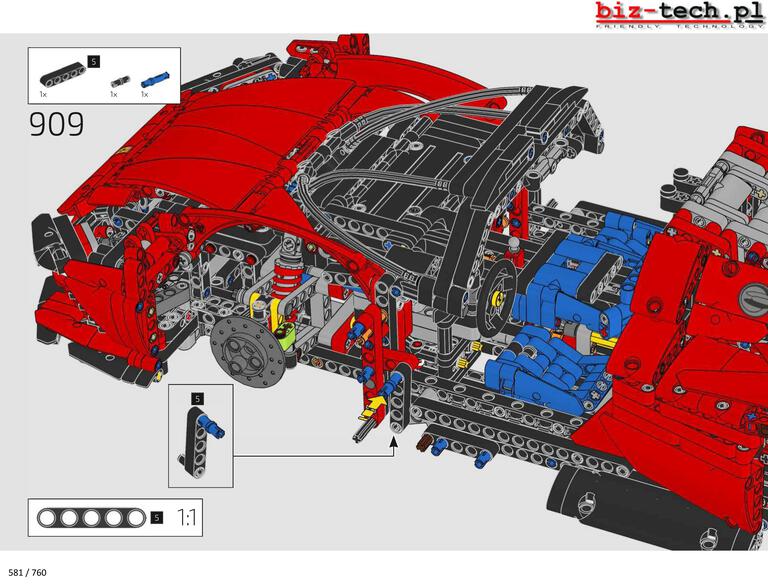 instrukcja pdf 760-stron Ferrari Daytona 3778-klocków (7)