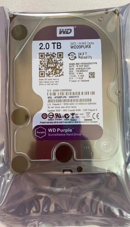 Dysk wewnętrzny HDD Western Digital WD monitoring 2TB (5)