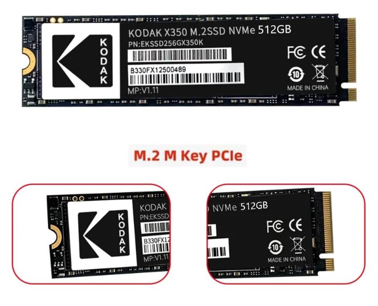 Dysk wewnętrzny SSD KODAK 512GB M.2 NVMe 2280 PCIe 3x4 SZYBKI (2)
