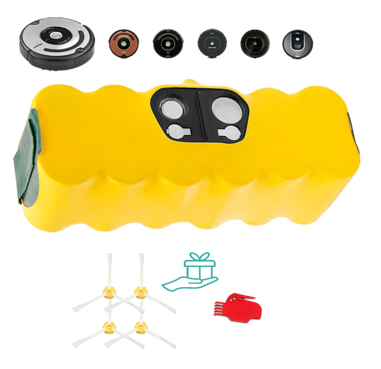 Akumulator bateria Odkurzacz iRobot ROOMBA serii 500 600 700 800 900 powiększony 5000mAh (1)