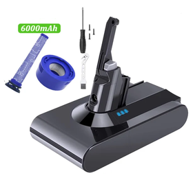 Akumulator bateria Odkurzacz DYSON serii V8 / SV10 powiększony 6000mAh + gratisy