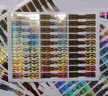 Plomby gwarancyjne z numerem seryjnym stickery 495 szt. 50x10mm holograficzne złote samoprzylepne naklejki (6)