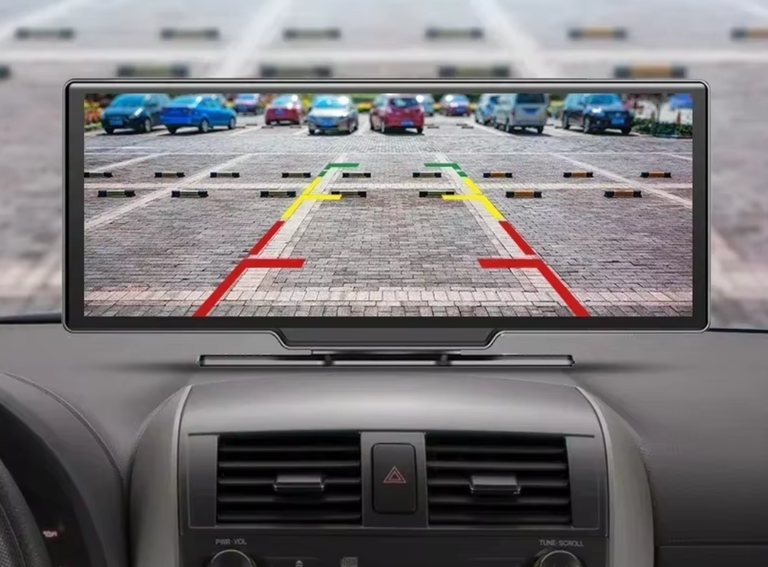 Rejestrator 10,3” kamery Android Auto CarPlay kamera-cofania nawigacja głośnomówiący (7)