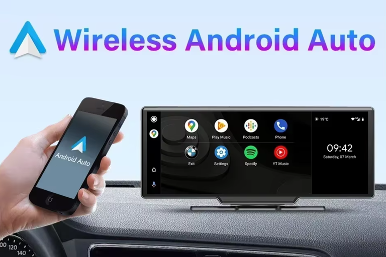 Rejestrator 10,3” kamery Android Auto CarPlay kamera-cofania nawigacja głośnomówiący (9)