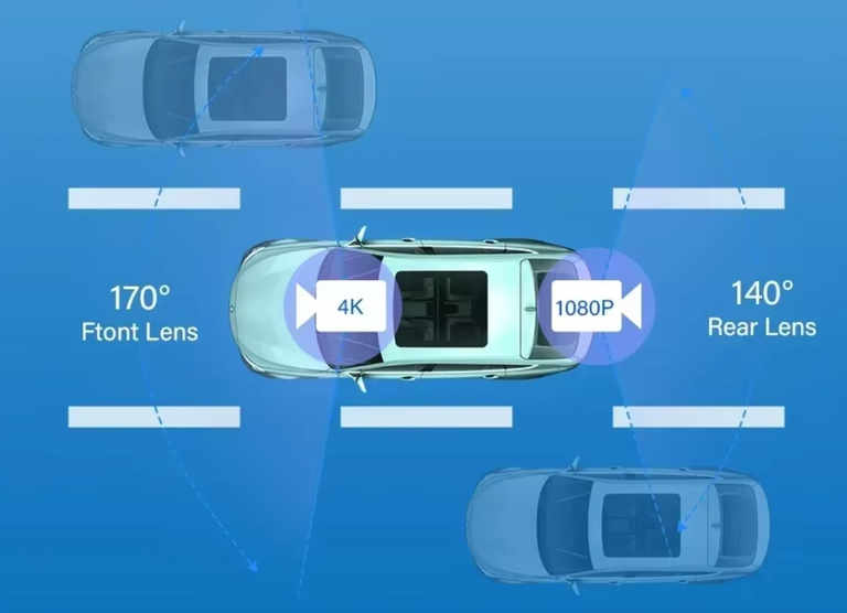Rejestrator 10,3” kamery Android Auto CarPlay kamera-cofania nawigacja głośnomówiący (12)