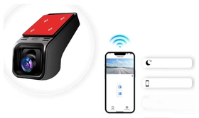 Rejestrator 4K WiFi monitorowanie postoju podgląd na żywo dzień/noc
