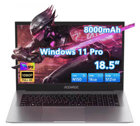 laptop AceMagic VistaBook 18,5 cala FHD Intel 16GB/512GB win-11pro 