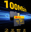 Karta pamięci Kodak micro SDXC 128GB 4K U3 A1 C10 V30 100Mb/s (4)