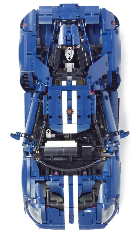 Klocki Ford GT 1468-elem 39cm wielki zestaw supercar z 2022r. (4)