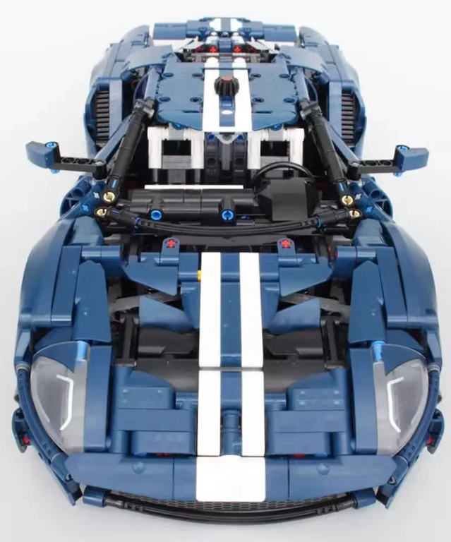Klocki Ford GT 1468-elem 39cm wielki zestaw supercar z 2022r. (5)