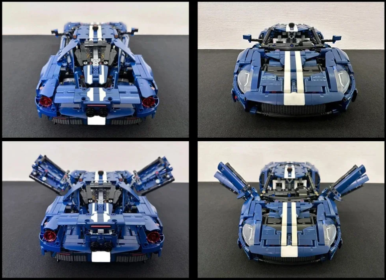Klocki Ford GT 1468-elem 39cm wielki zestaw supercar z 2022r. (7)