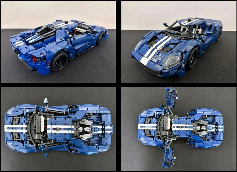 Klocki Ford GT 1468-elem 39cm wielki zestaw supercar z 2022r. (8)