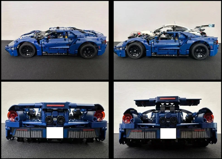 Klocki Ford GT 1468-elem 39cm wielki zestaw supercar z 2022r. (9)