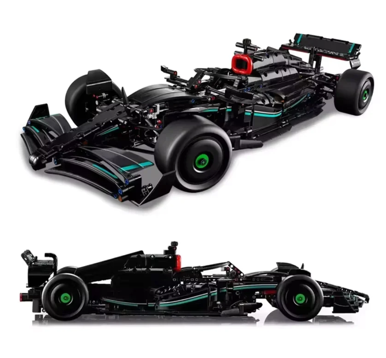 Klocki SuperCar Mercedes bolid F1 AMG 1642-elem 63cm zestaw kolekcjonerski biz-technic (1)