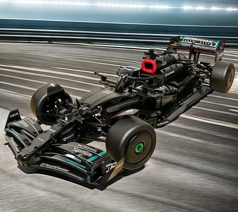 Klocki SuperCar Mercedes bolid F1 AMG 1642-elem 63cm zestaw kolekcjonerski biz-technic (9)