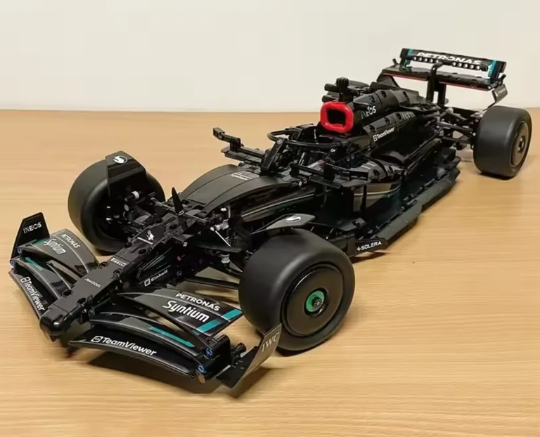 Klocki SuperCar Mercedes bolid F1 AMG 1642-elem 63cm zestaw kolekcjonerski biz-technic (11)