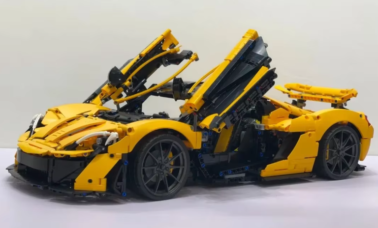 Klocki SuperCar McLaren P1 3893-elem 59cm BIZ-TECHNIC ogromny zestaw (9)