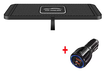 Ładowarka indukcyjna samochodowa USB z szybkim ładowaniem QC3.0 + wtyk zapalniczki  (12)